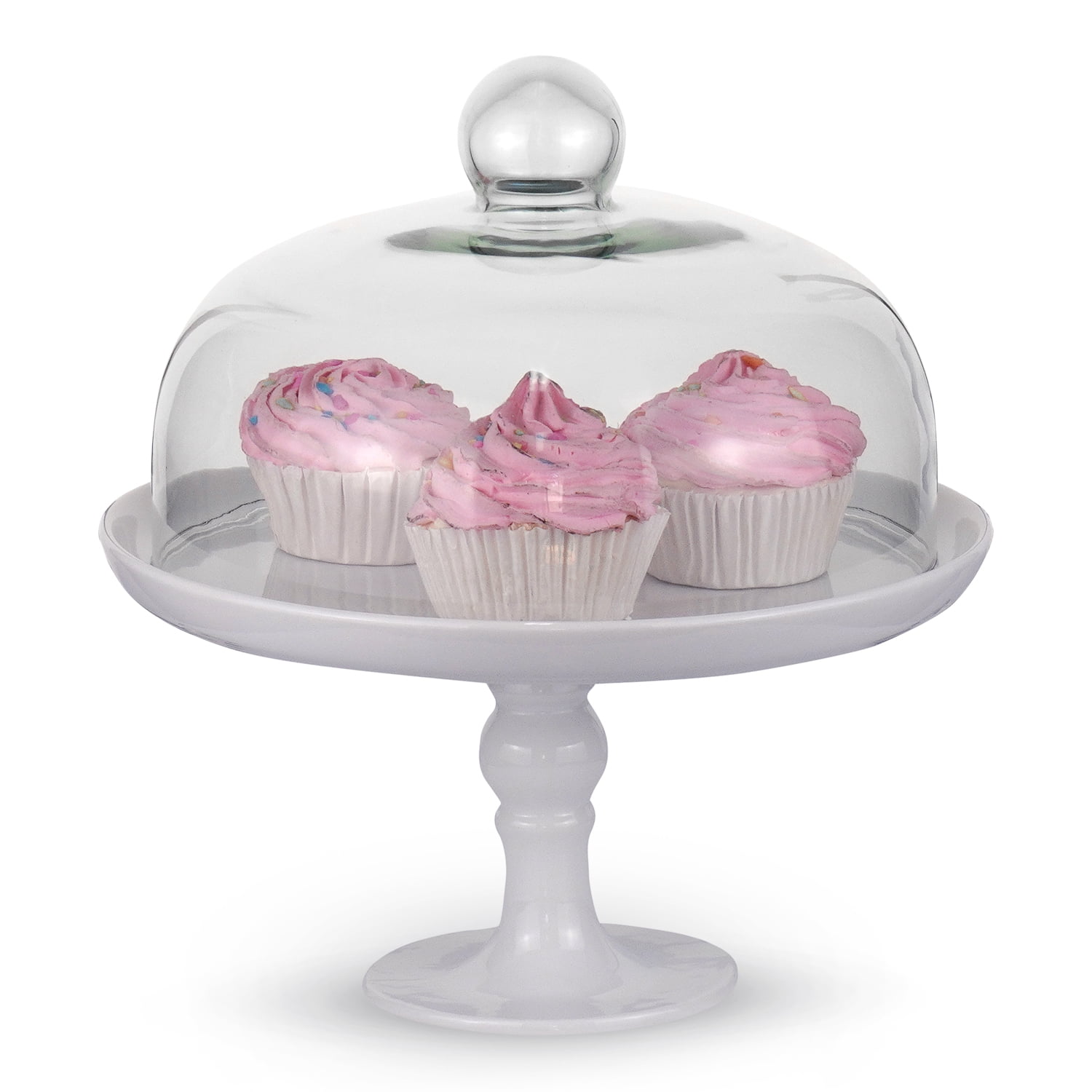 Clear Nordic Ware 1804 Bundt Cake Stand with Locking Dome Lid 