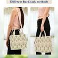 thumbnail image 4 of FORMRS Womens Corduroy Tote Bag Crossbody Shoulder Handbag with Pocket, Pastel Green Geometric, 4 of 7