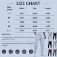 thumbnail image 3 of LWavelet Men's Cargo Straight Leg Joggers - Drawstring Waist Pocket Detail Comfortable Casual Daily Pants Navy 2XL, 3 of 4