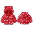 thumbnail image 4 of URMAGIC Toddler Boys Girls Winter Down Coat Soft Cotton Padded Jacket Cute Bear Ears Thick Hooded Jacket, 4 of 8
