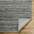 thumbnail image 4 of Hauteloom Capote Capote Modern Hand Tufted Natural Fiber Wool Area Rug - Contemporary Abstract Solid Color Carpet for Living Room, Bedroom, Dining Room - Charcoal, Ash, Taupe - 5' x 7'6", 4 of 6