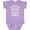 Lavender, variant on Inktastic Handpicked for Earth by My Great Aunt in Heaven Boys or Girls Baby Bodysuit