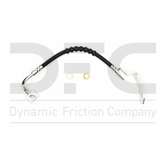 Front Left Dynamic Friction Company Brake Line Hose 350-56016 For 1998-2002 Ford Crown Victoria, 1998-2002 Lincoln Town Car, 1998-2002 Mercury Grand Marquis