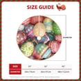 thumbnail image 4 of Bingfone Christmas Tree Skirt Mat Christmas Decoration Interior 36"-Easter Eggs, 4 of 8