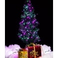 thumbnail image 5 of 33M 600 LED Cadena de luces de dos tonos en cable verde con 8 modos de función Ideal para interiores y exteriores para árbol de Navidad Dormitorio Jardín Fiesta Boda - (Rosa + Blanco) esquí esquí Gafas de esquí, 5 of 5