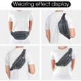 thumbnail image 5 of Fanny Pack Outdoor travel leather Fanny pack,Cowhide Leather Large Size 7 Pockets waist bag.Suitable for outdoor mountaineering, travel, camping, cycl, 5 of 5