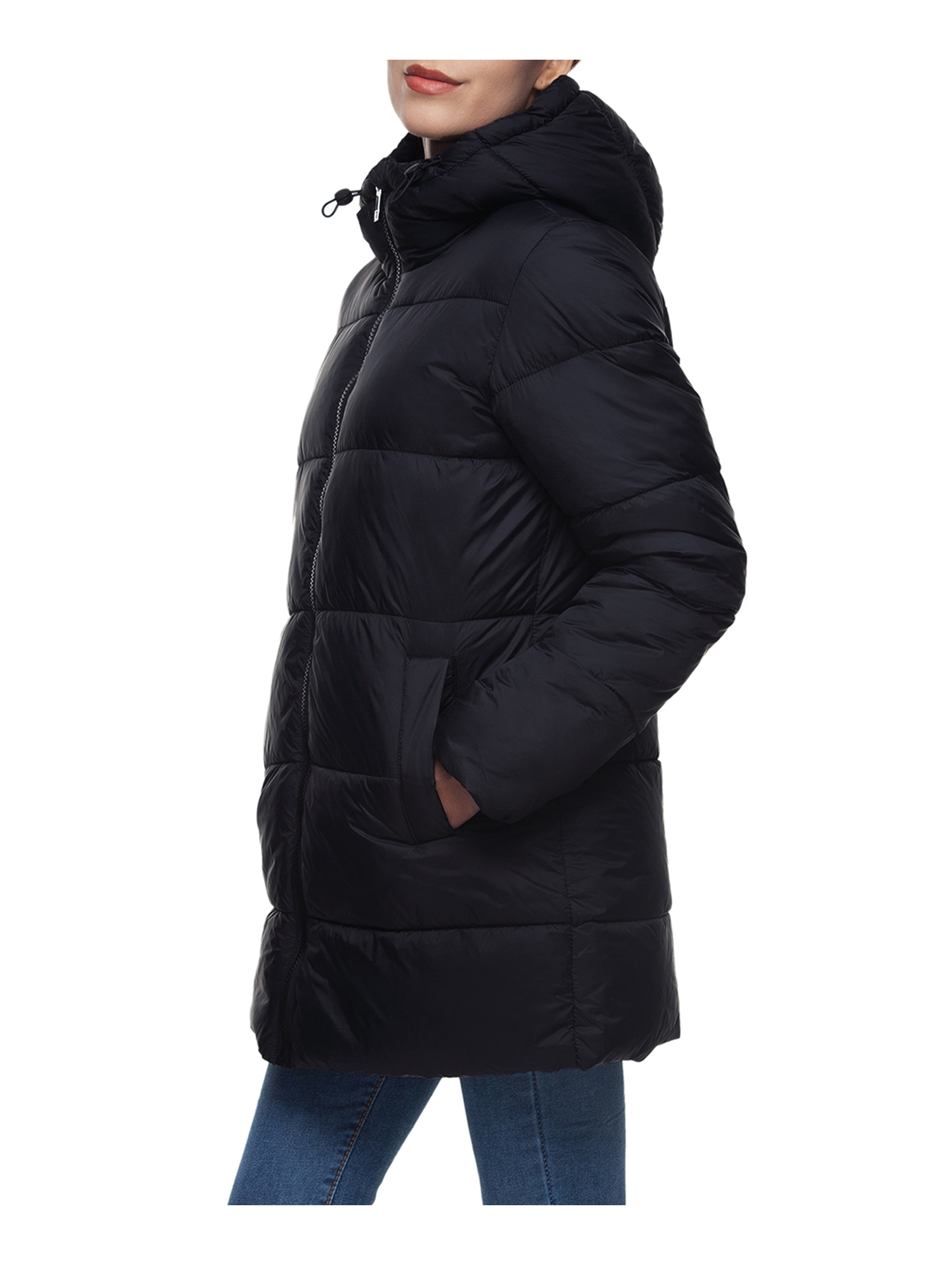 Rokka & Rolla Women's Long Quilted Puffer Coat photo 8