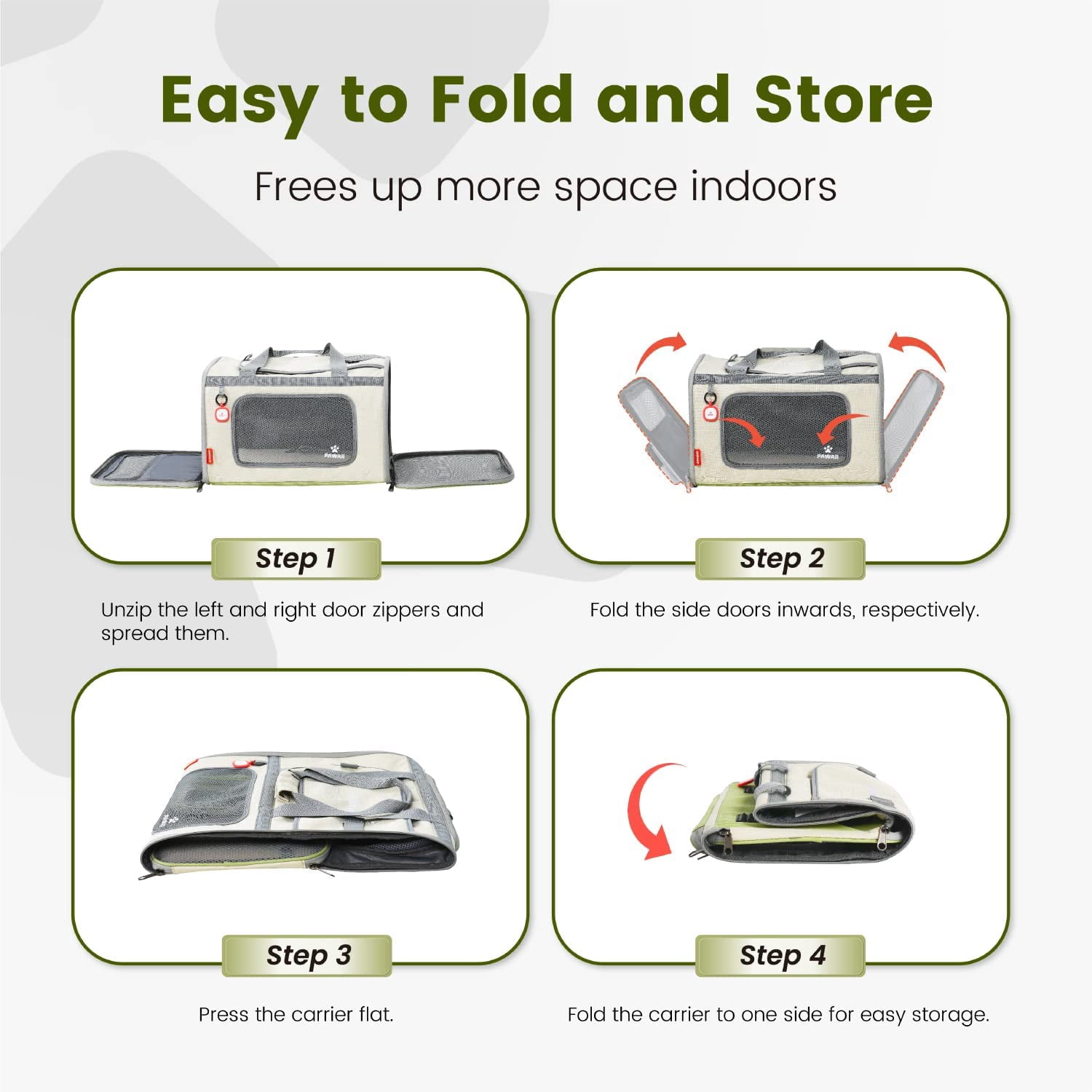 TSA Airline Approved   with QR Code ID , Soft Sided Foldable Travel Bag