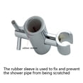 thumbnail image 6 of Replacement Hand Held Shower Bracket High Hard Slider Height Angle Adjustable High Hardness Sprayer Holder On Slide bar, 6 of 13