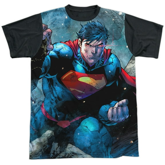 Superman - Rumble - Short Sleeve Black Back Shirt - XX-Large