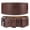 Brown, variant on USA Spartan Weight Lifting Belt 5mm - Genuine Leather Lifting Belt Gym Workout Belt - Gym Belt for Weightlifting, Powerlifting, Squat & Deadlift - Weightlifting Belt