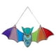 thumbnail image 1 of CAIROYAR Atrapasol de vidrio de colores con forma de murciélago para Halloween, para colgar en la ventana, arte acrílico para pared, 1 of 7