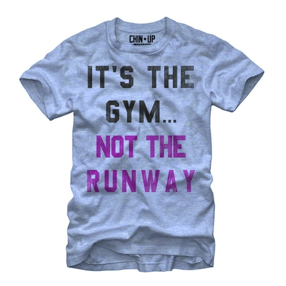Women's CHIN UP Not the Runway Boyfriend Graphic T-Shirt