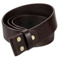 thumbnail image 3 of Uxcell Men Leather Belt Strap, 1.5" Width for Plate Buckle Belts (130cm, Brown), 3 of 6