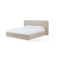 thumbnail image 6 of Modus Furniture Maya Upholstered Platform Bed in Brun Boucle, 6 of 6