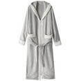 thumbnail image 2 of Bovxnpu Mens Bathrobes, Mens Robe Full Length Plushed Robe for Men Long Fleece Bathrobe With Pockets and Belt Bathrobe Loungewear Nightwear, 2 of 8