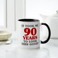 thumbnail image 4 of CafePress - Funny 90Th Birthday - 11 oz Ceramic Mug - Novelty Coffee Tea Cup, 4 of 4