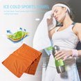 thumbnail image 4 of Toalla de refrigeración deportiva para gimnasio, suave, absorbente, para el sudor, bufanda fría (naranja) Likrtyny Deportes al aire libre Salida diaria Juego de fiesta, 4 of 8