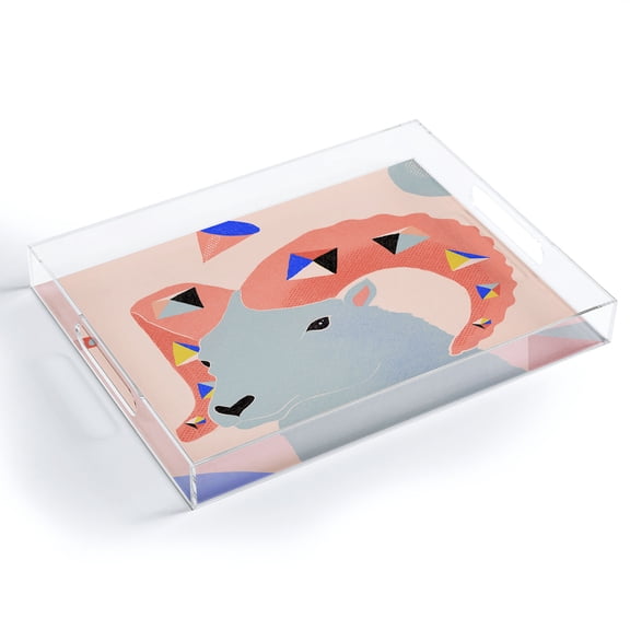 Society6 Aries 3 by Jaclyn Caris Acrylic Tray