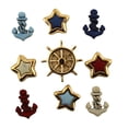 thumbnail image 7 of Buttons Galore 50+ Assorted Buttons for Sewing & Crafts - Nautical - Set of 6 Button Packs, 7 of 7