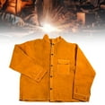 thumbnail image 1 of Delantal de soldador Chaqueta de soldador Aislamiento térmico ignífugo Chaqueta de taller para hombres y mujeres Protección de piernas Multiusos con m L, 1 of 8