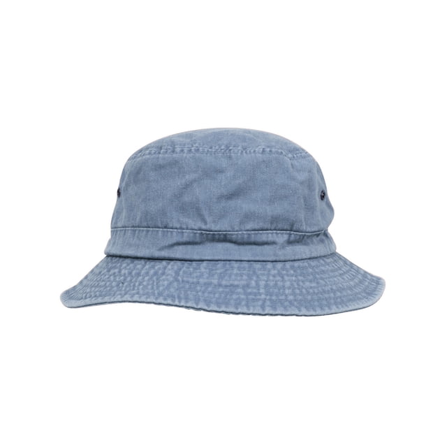 Top Headwear Washed Design Bucket Hat, Turquoise M/L