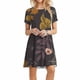 thumbnail image 4 of Vestidos estampados de playa con cuello redondo y manga corta informales de moda de verano para mujer Pompotops ghjkhdj14098, 4 of 9