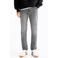 thumbnail image 1 of Pantalón Recto para Hombre Shendy Vendy Mezclilla Strech Clasico con Bolsillo Gris 32, 1 of 5