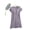 Dark Gray, variant on KAWELL Women's Modal Pajama Dress Short Sleeve V Neck Nightgowns Soft Loungewear M-XXL