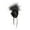 natural black, variant on Clip-On Feathered Bun Wig - Messy Hair Bun Extension with Claw Clip for Women, Adds Volume & Style Instantly