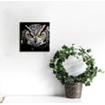 thumbnail image 2 of ONETECH Black and White Wall Art Canvas Bird Decor Golden Eyed Owl Pictures on Canvas Wall Art for Home Office Decorations Living Room Bedroom and Kitchen Decor  Framed Canvas Prints 16x16in, 2 of 4