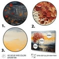 thumbnail image 3 of Designart "love Landscape Melting Hearts IV" Romantic Landscape Floater Framed Canvas Art Print, 3 of 7