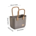 thumbnail image 3 of Cosmetic Storage Bag, Portable Toiletries Organizer, Plastic Wash Basin for Picnics, 1-Pack, 3 of 6
