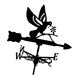 thumbnail image 1 of Veleta de metal con forma de pájaro, veleta de viento con forma de animal, adorno de hierro para montaje en techo Paloma, 1 of 8