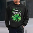 thumbnail image 2 of COM1950s Chandail à Manches Longues pour Hommes, Jour de la Saint-Patrick, Chandail Décontracté Imprimé Col Rond Manches Longues, Chandail Col Rond, Manches pour Hommes, Hauts Manches Longues, 2 of 9