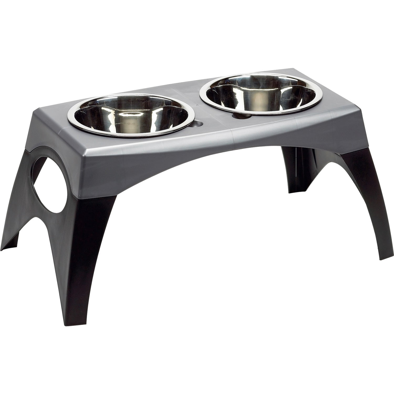 Bergan Pet Products Elevated Feeder Stormcloud
