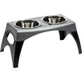 thumbnail image 3 of Bergan Pet Products Elevated Feeder Stormcloud, 3 of 3