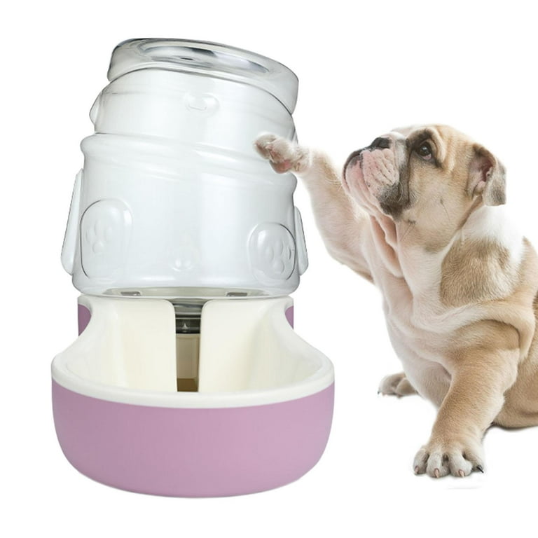 Ptlom Automatic Water Refilling Pet Feeding Bowl, Dog Cat Food