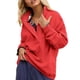 thumbnail image 2 of Sudadera Gacaky casual de manga larga de gran tamaño para mujer, 2 of 6