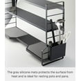 thumbnail image 4 of Yamazaki Home Countertop Shelves, Black, Steel, Supports 38.5 pounds, 4 of 6