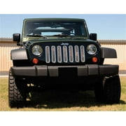 T-Rex Grilles 54481 Upper Class Series Mesh Grille Fits 07-18 Wrangler (JK)