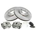thumbnail image 2 of TRQ Front Brake Pad & Rotor Kit Brake Caliper Brake Pads Brake Rotor Semi-Metallic Vented Fits Select 2003-2008 Honda Pilot, 2 of 6