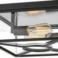 thumbnail image 6 of 2 Light Medium Outdoor Flush Mount Made With Coastal Elements For Coastal Environments-Black Finish Hinkley Lighting 18373Bk, 6 of 6