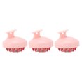 thumbnail image 1 of Brosse à Cuir Chevelu, 3 Pcs Brosse à Shampooing pour Cheveux, Fiabilité Exceptionnelle, 1 of 14