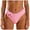 a7-Pink, variant on Women’s Cheeky Thong Bikini Bottoms Sexy High Cut Leg Swimsuit Bottom Ruched Butt Bathing Suit Briefs(S,Black)