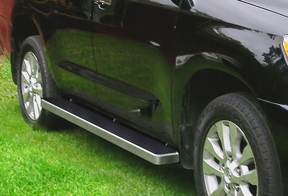 APS iBoard Running Boards 4 inches Compatible with Toyota Sequoia 2008