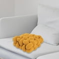 thumbnail image 6 of deevoka Chair Cushion Plush Pillow Throw Pillow Mat Soft Window Cushion Knot Cushion for Yellow, 6 of 9