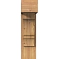 thumbnail image 2 of Ekena Millwork 7 1/2"W x 20"D x 28"H Balboa Block Smooth Bracket w/ Offset Brace, Western Red Cedar, 2 of 25