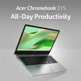 thumbnail image 2 of Restored Acer Chromebook 315 15.6" Laptop Intel Celeron N4500, Intel UHD Graphics 4GB RAM 64GB eMMC Chrome OS, Silver, 2 of 7
