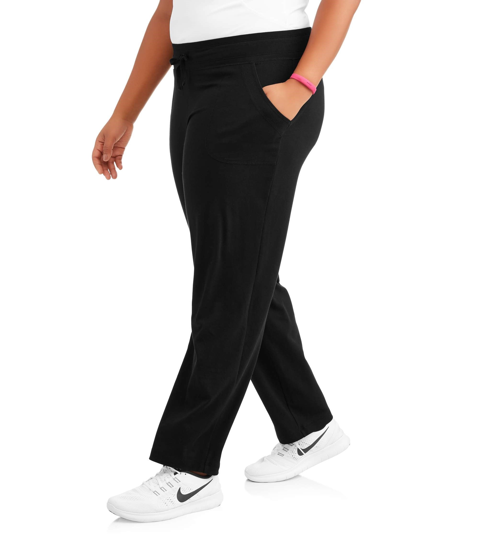 athletic works women's knit lounge pant with pockets